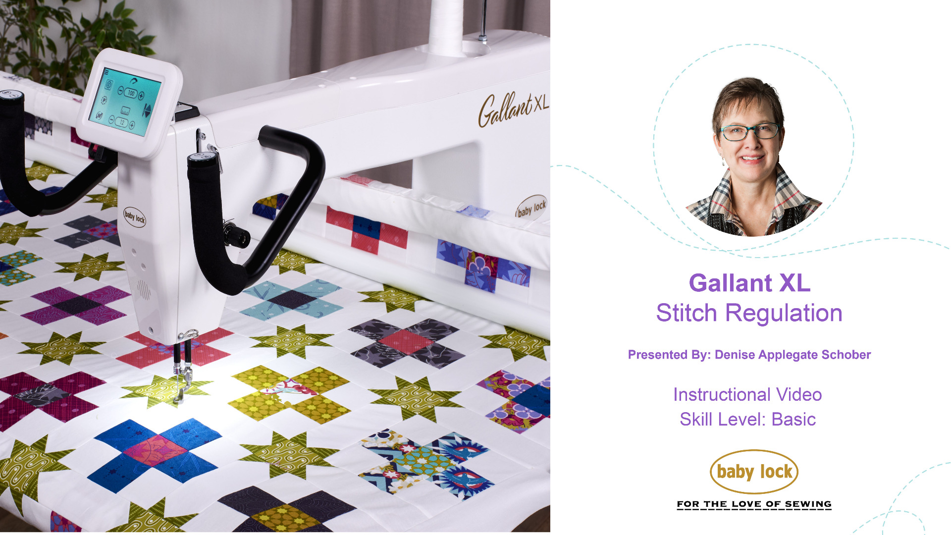 Baby Lock Gallant XL Stitch Regulation Mode