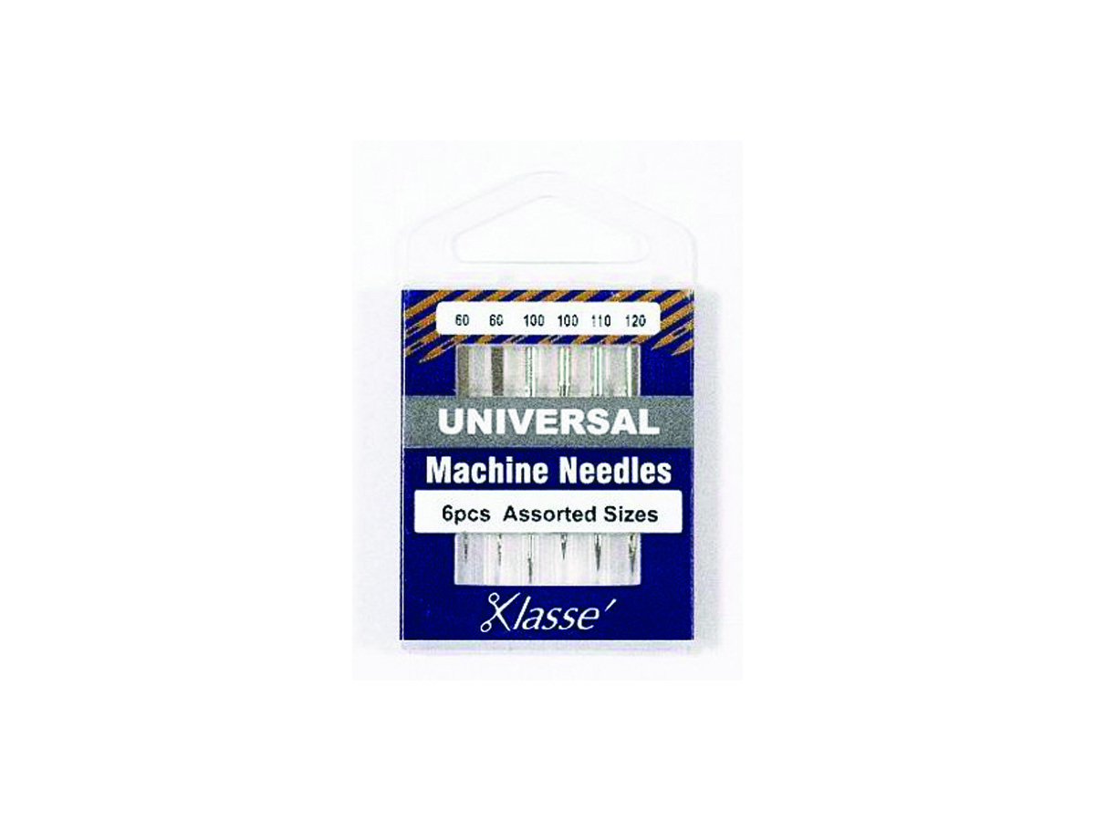 Klasse Univ Needle Asst 60/8 (X2), 100/16 (X2), 110/18, 120/20, Bndle Of 5