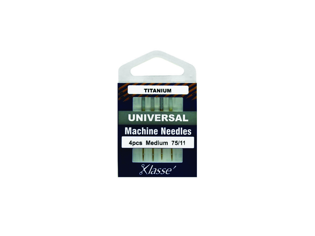 Klasse Titanium Universal 75/11, 4 Needles, Bundle Of 5
