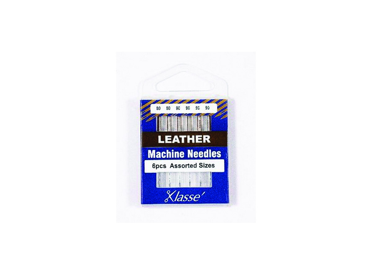 Klasse Leather Needle Asst 80/12 (X2), 90/14 (X4), Bundle Of 5