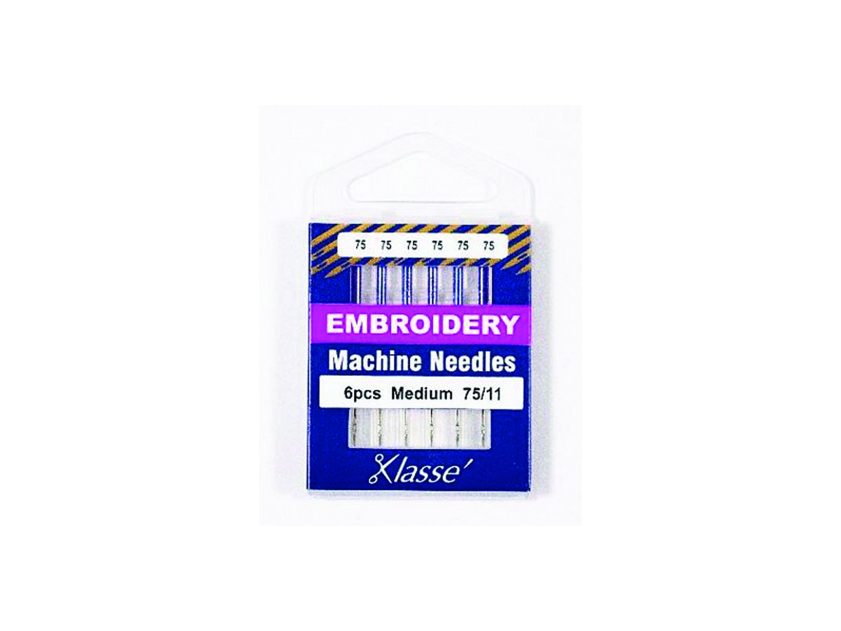 Klasse Aa5108.075 75/11 Embroidery Needles, 6-Pack