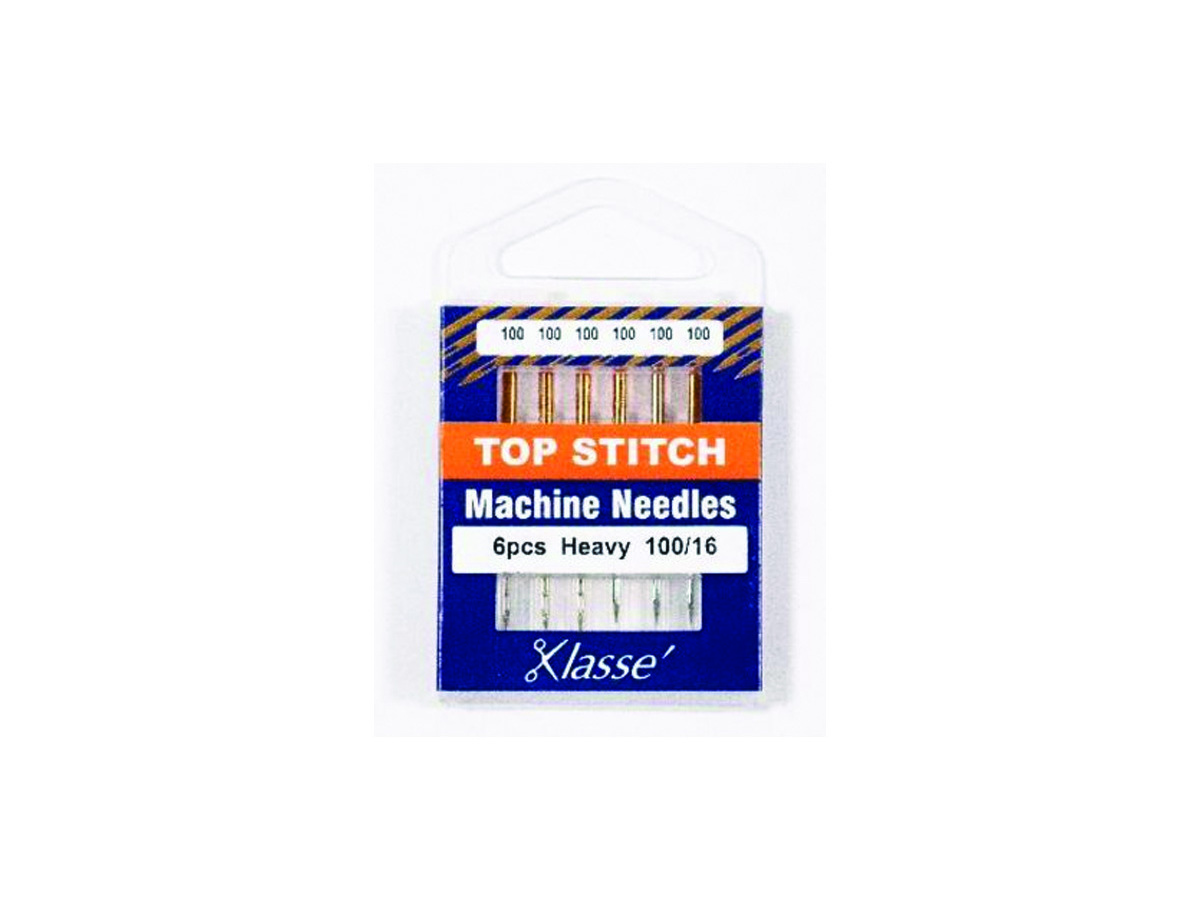 Klasse Topstitch 100/16, 6 Needles, Bundle Of 5
