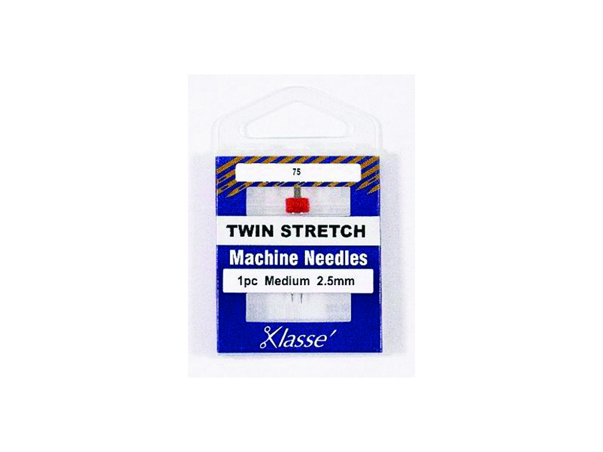 Klasse Twin Stretch 2.5Mm/75, 1 Needle, Bundle Of 5
