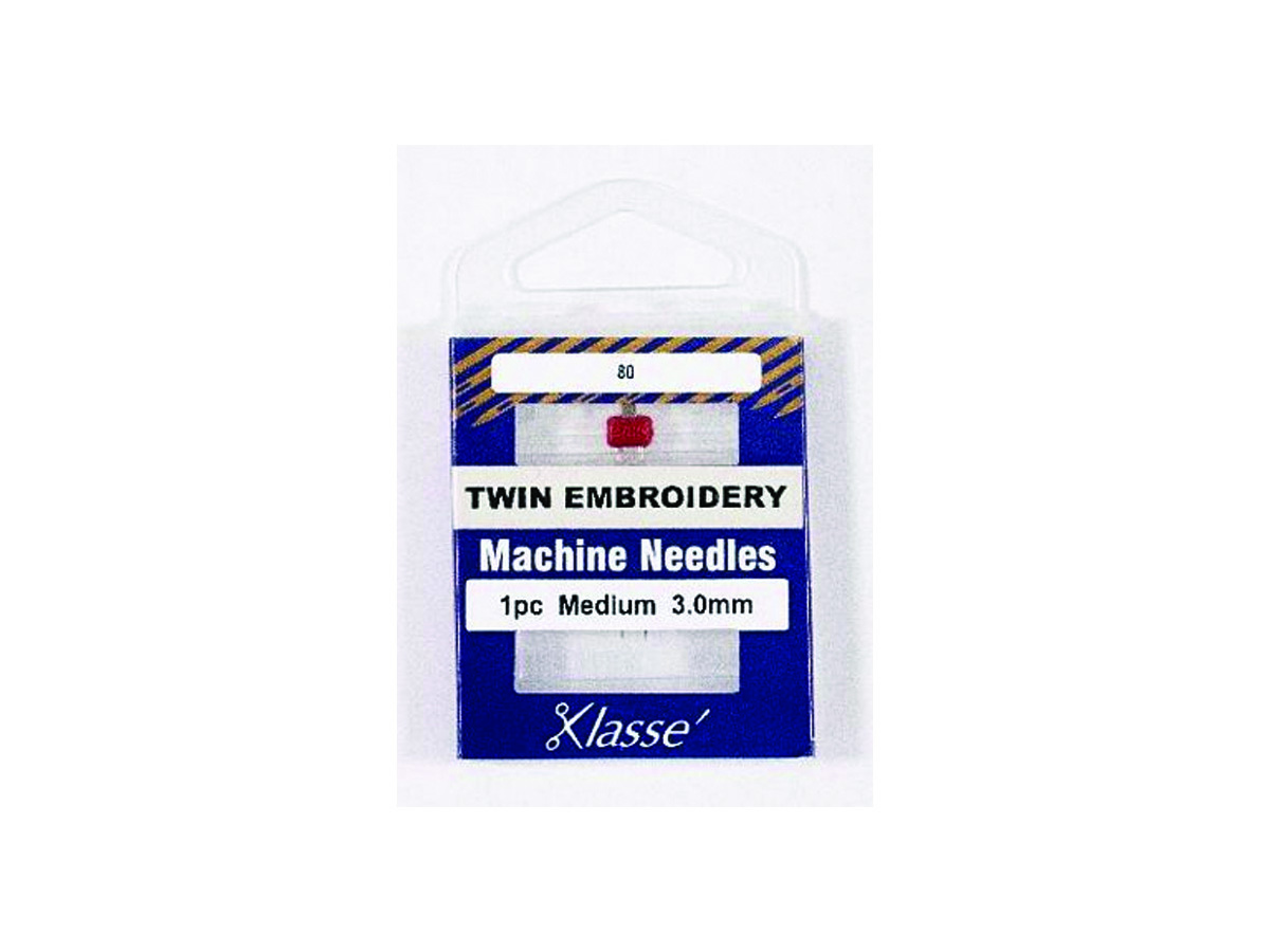Klasse Twin Embroidery3.0Mm/75, 1 Needle, Bundle Of 5