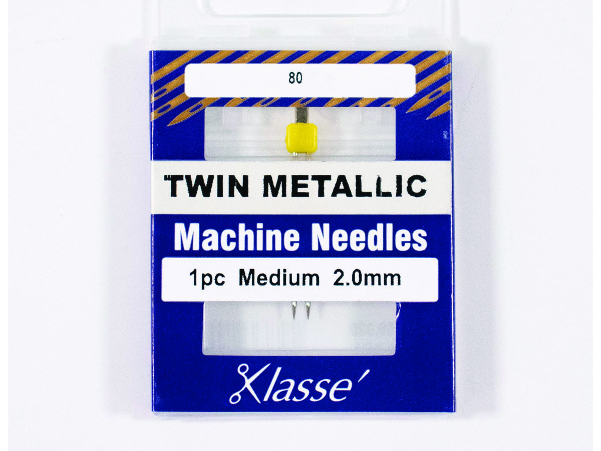 Klasse Twin Metallic 2.0Mm/80, 1 Needle, Bundle Of 5