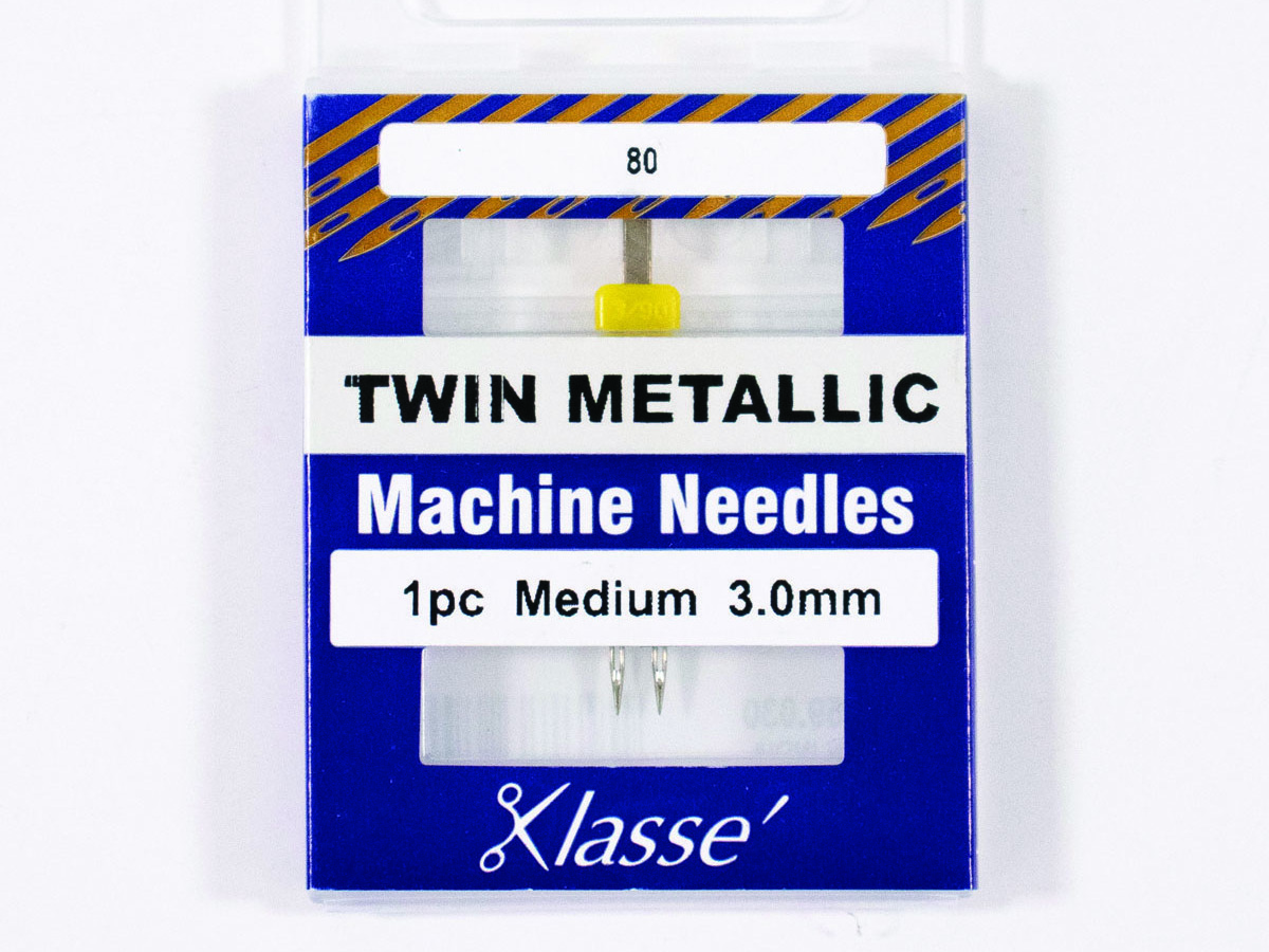 Klasse Twin Metallic 3.0Mm/80, 1 Needle, Bundle Of 5
