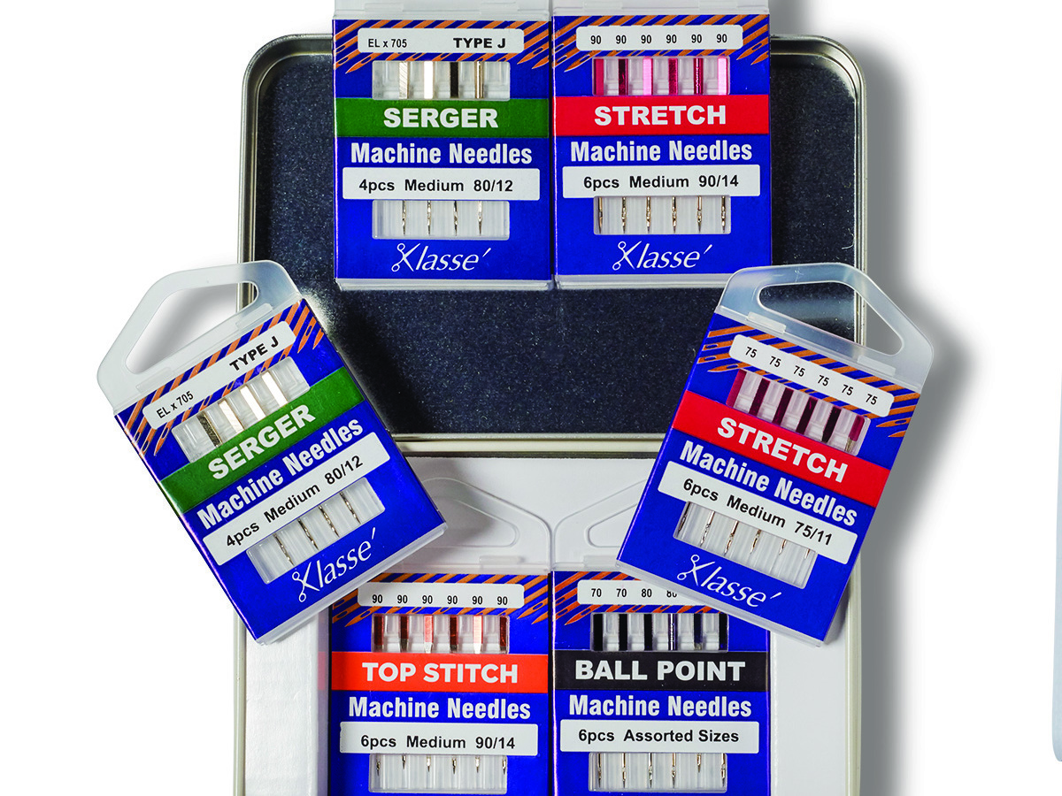 Klasse 6Pc Serger El705 Needle Variety Tin