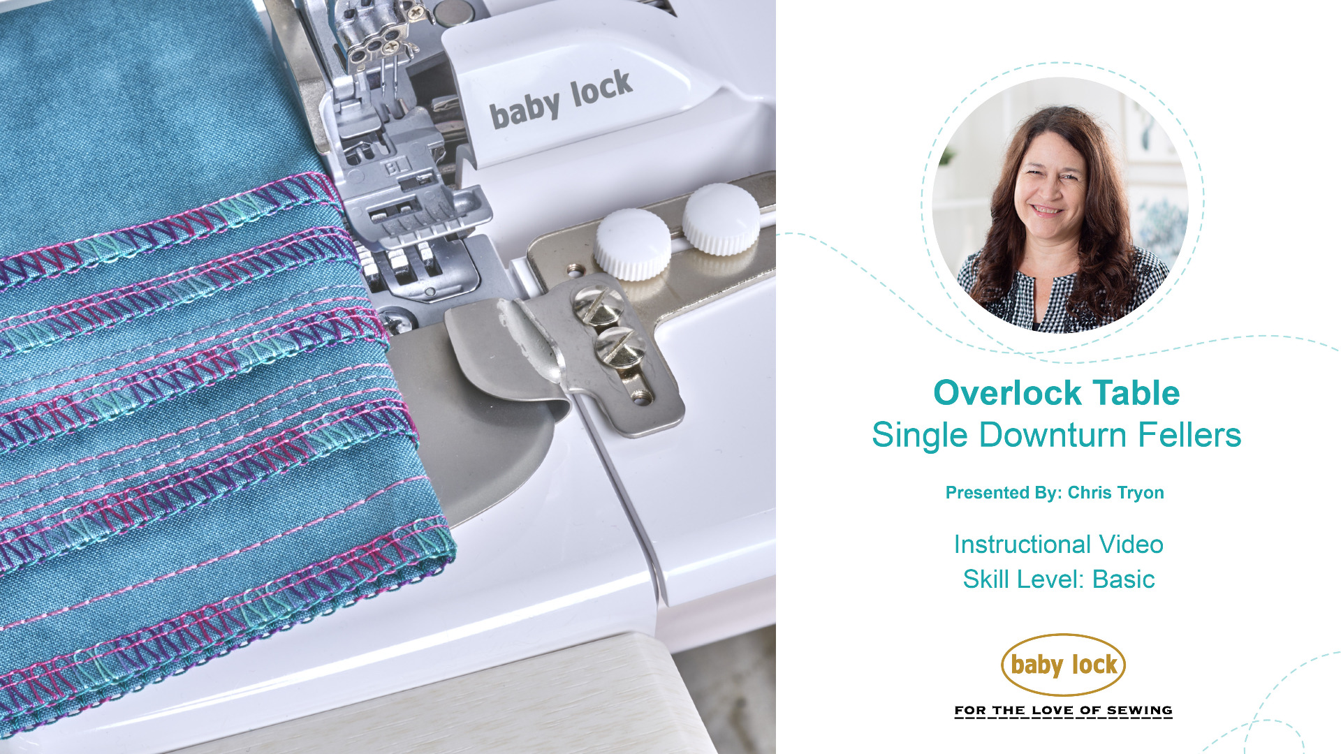 Baby Lock Overlock Table Single Downturn Fellers