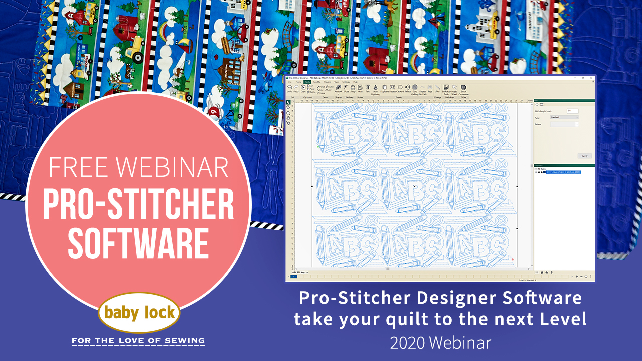 Take your Quilt to the next Level Pro-Stitcher Designer Software