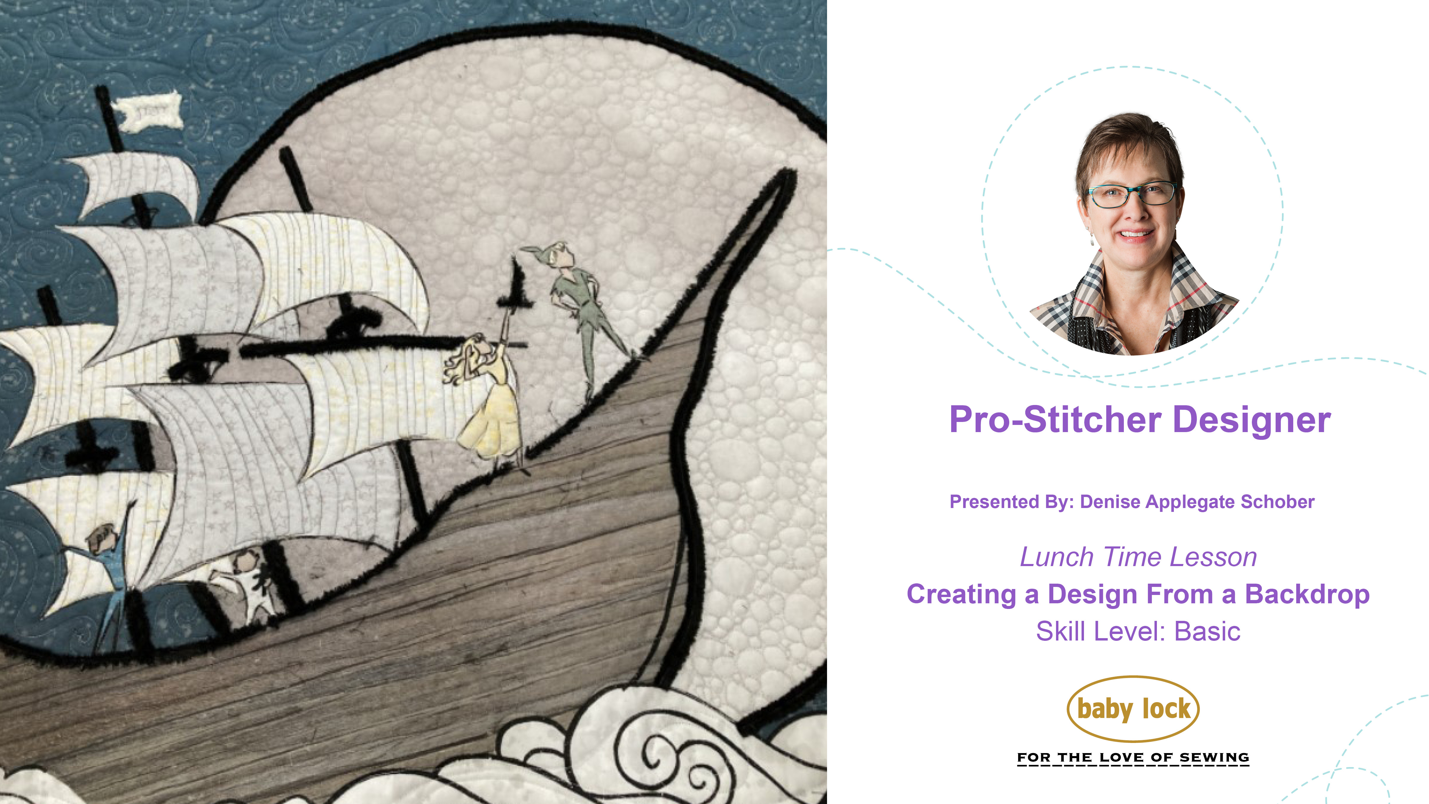 Pro-Stitcher Designer: Creating a Design From a Backdrop Webinar