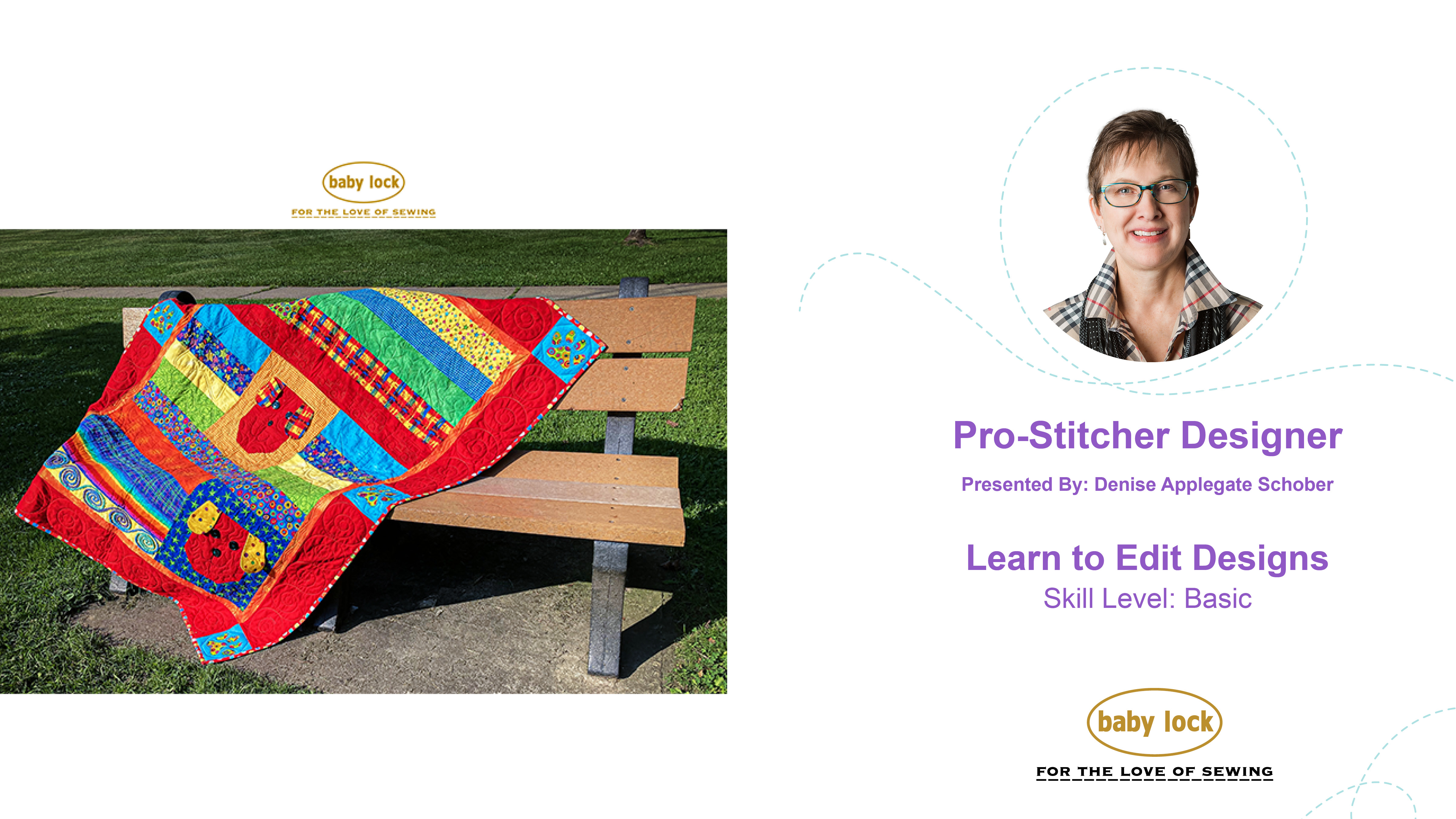Pro-Stitcher Designer Learn to Edit Designs Webinar