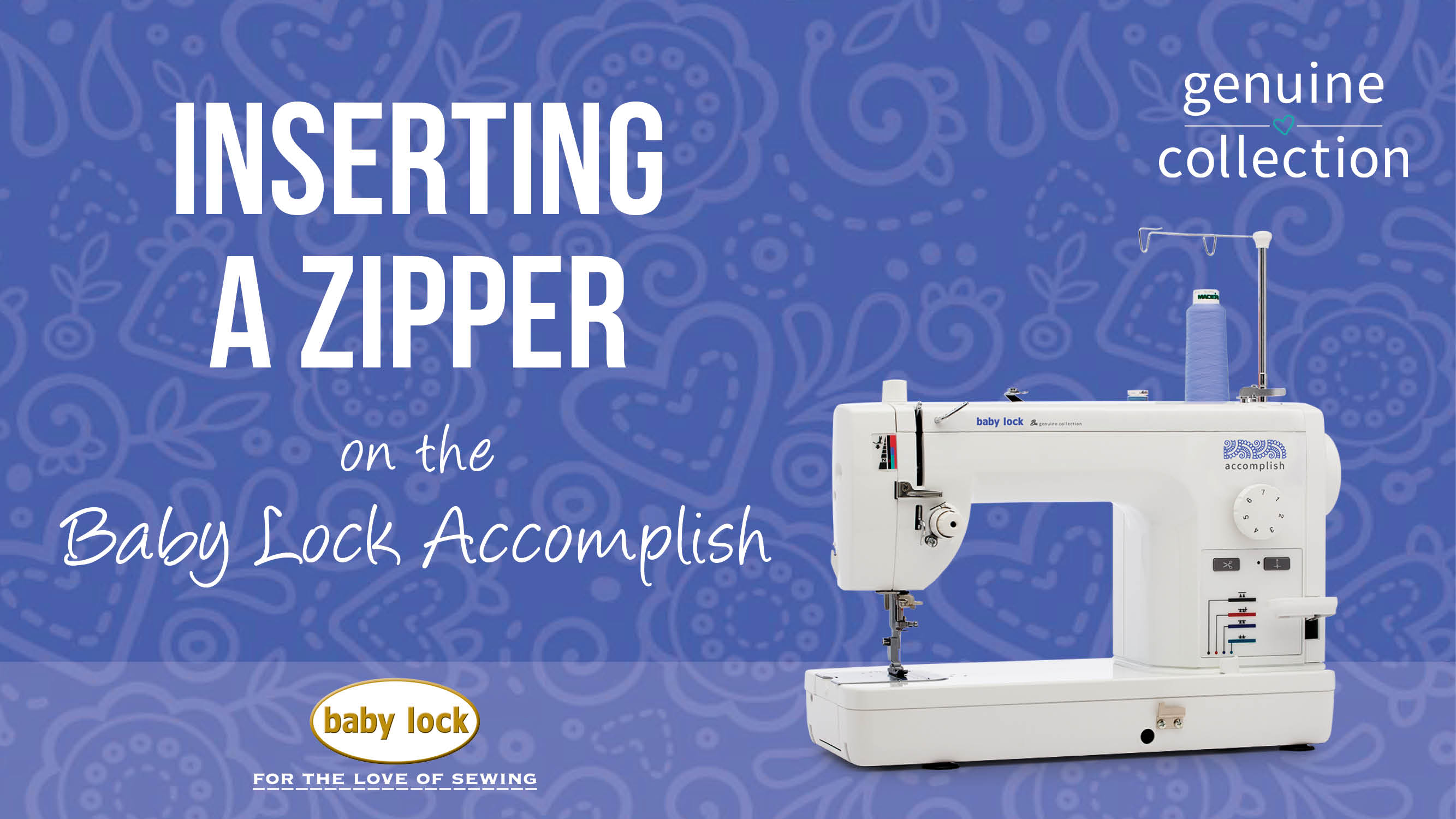 Accomplish - Inserting a Zipper 