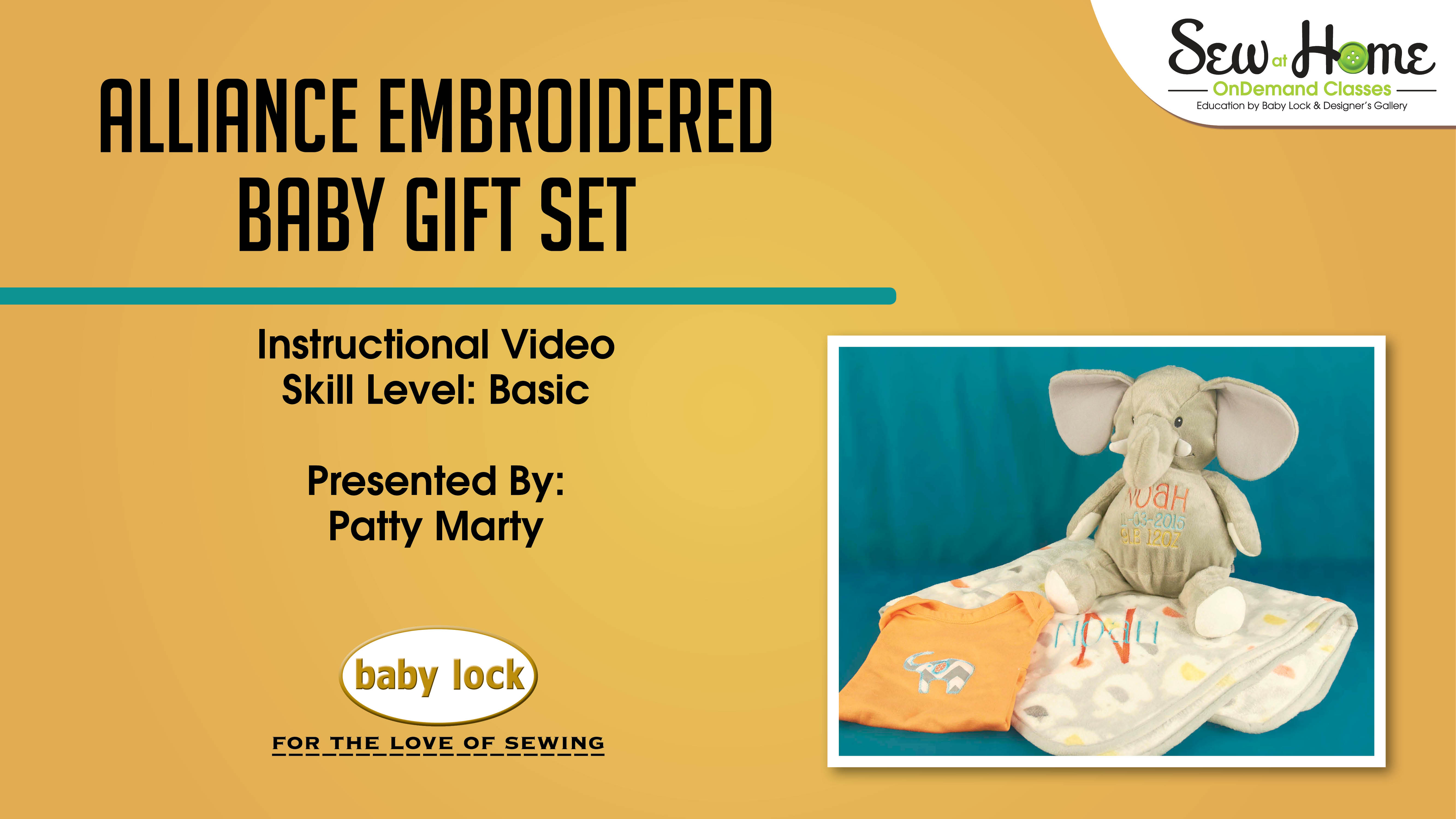 Project Alliance Embroidered Baby Gift Set