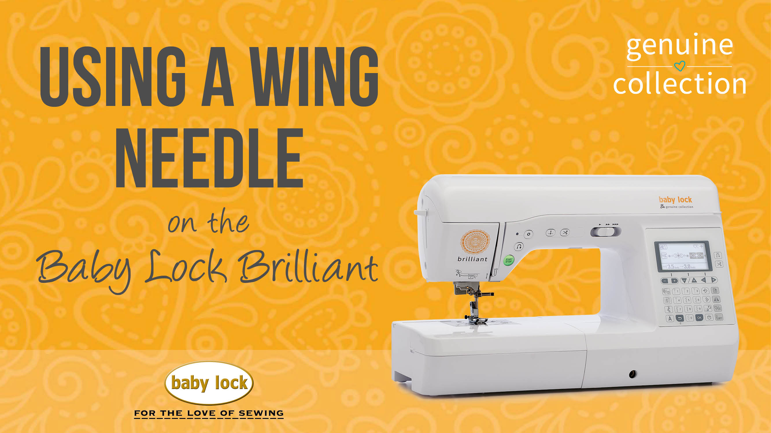 Brilliant - Using a Wing Needle 