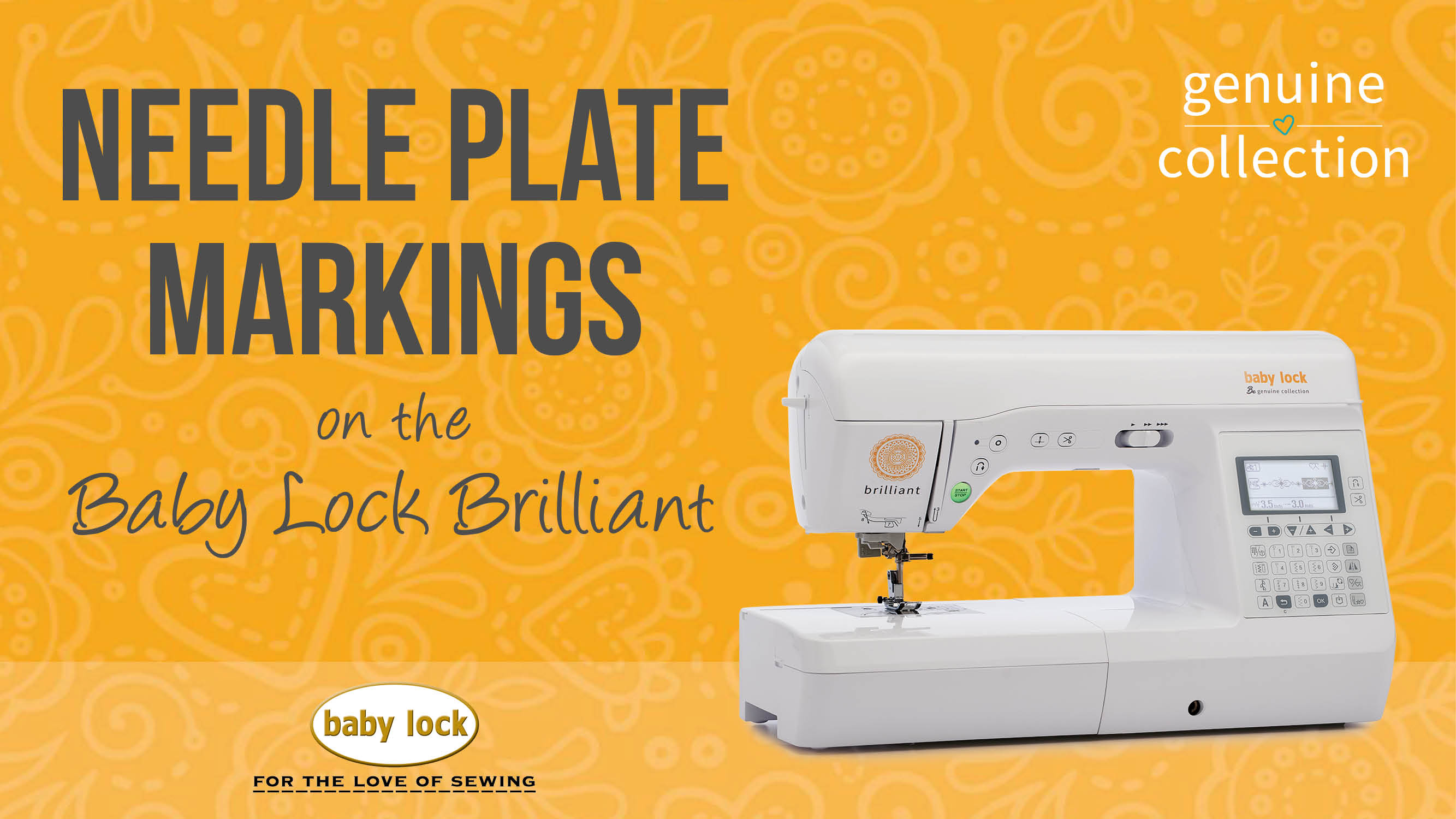 Brilliant - Needle Plate Markings 