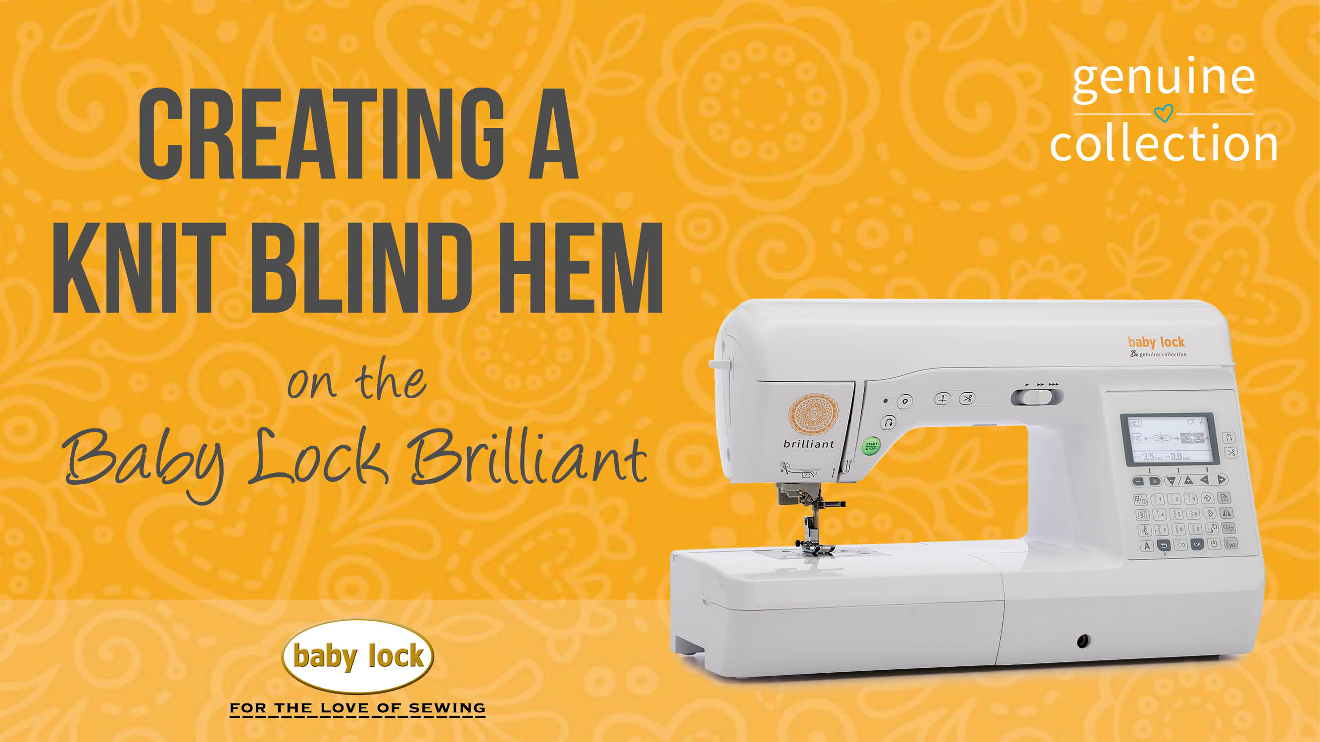 Brilliant - Creating a Knit Blind Hem 