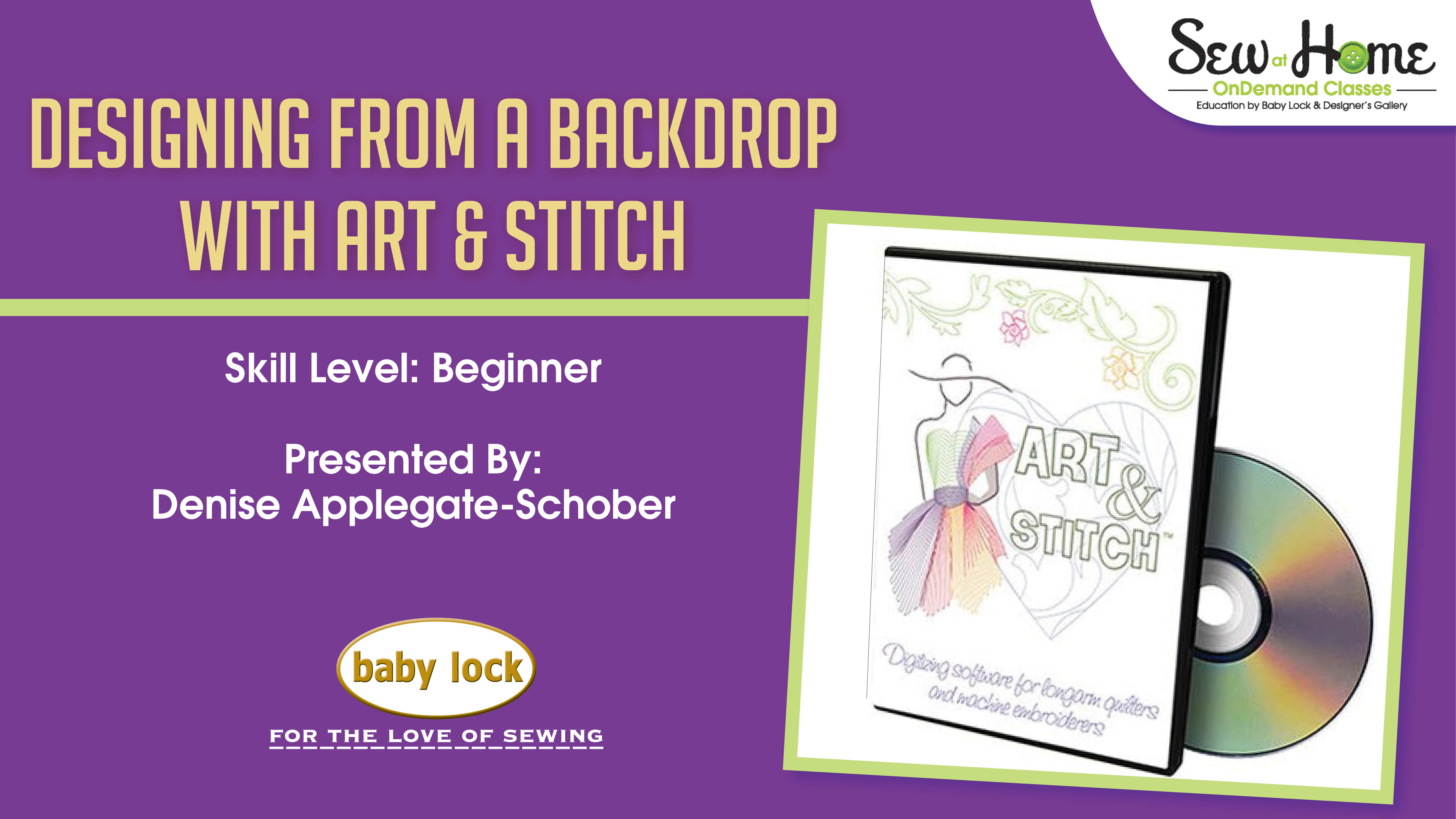 Designing from a Backdrop with Art & Stitch