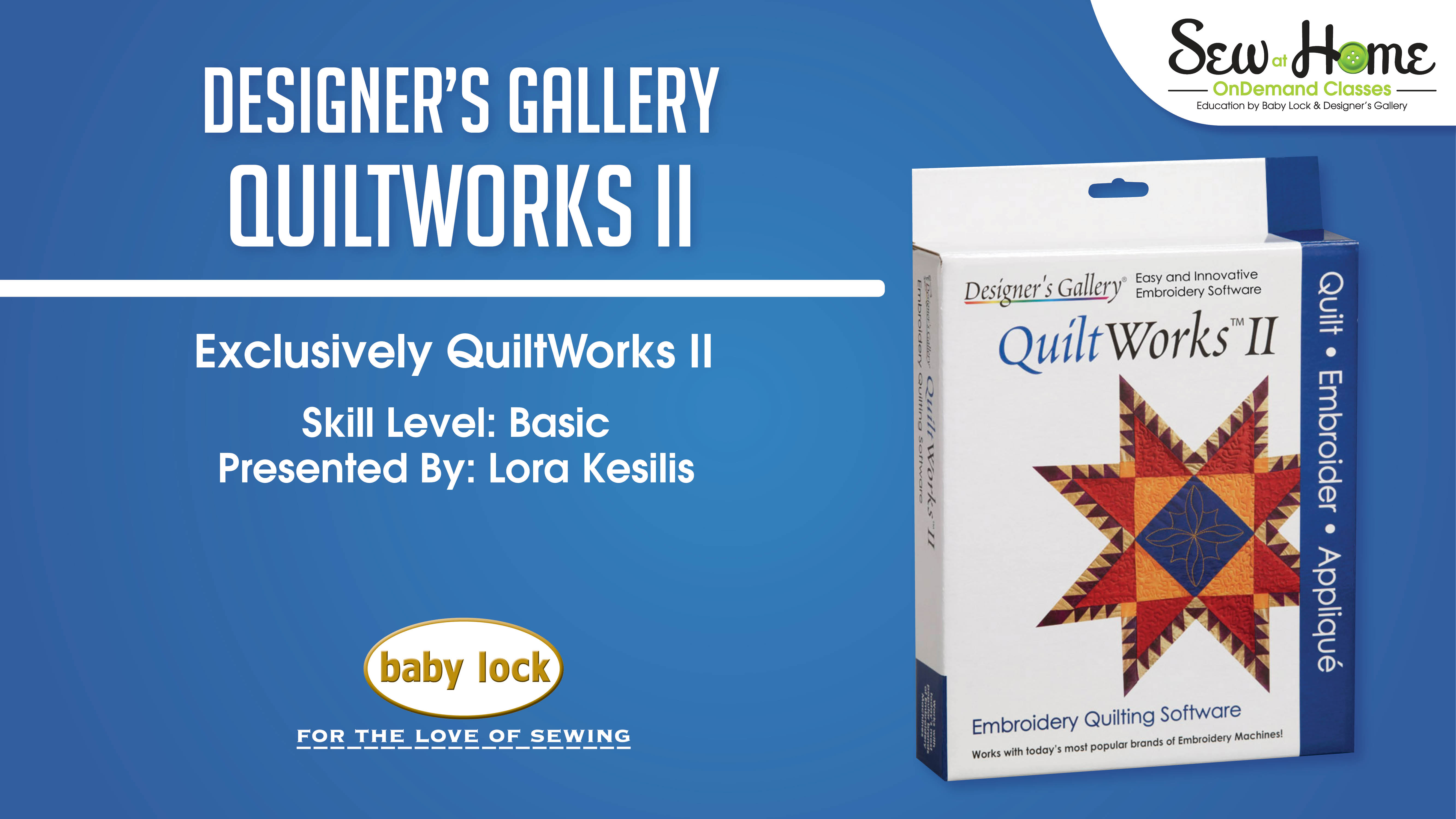 Baby Lock Exclusively QuiltWorks II