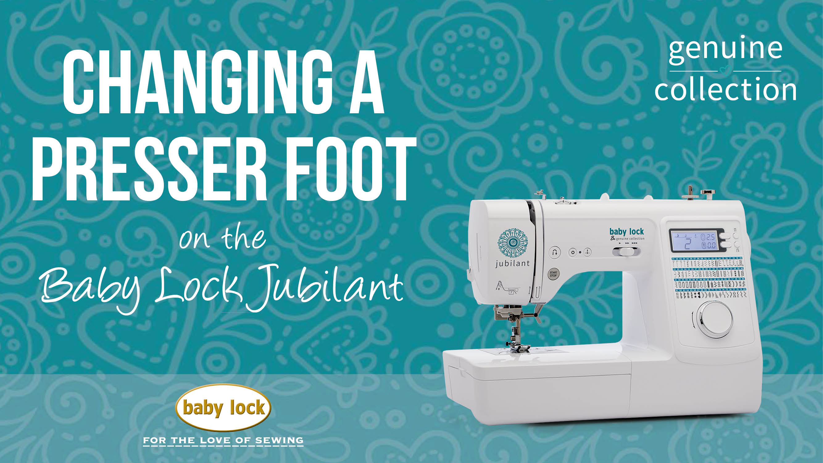 Jubilant - Changing a Presser Foot 