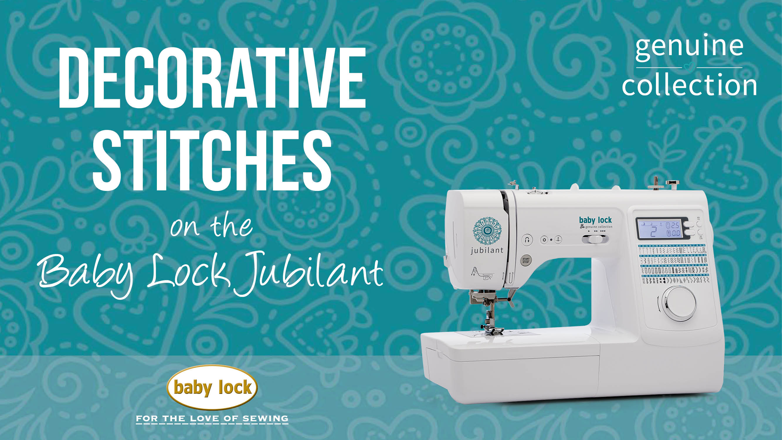 Jubilant - Decorative Stitching 