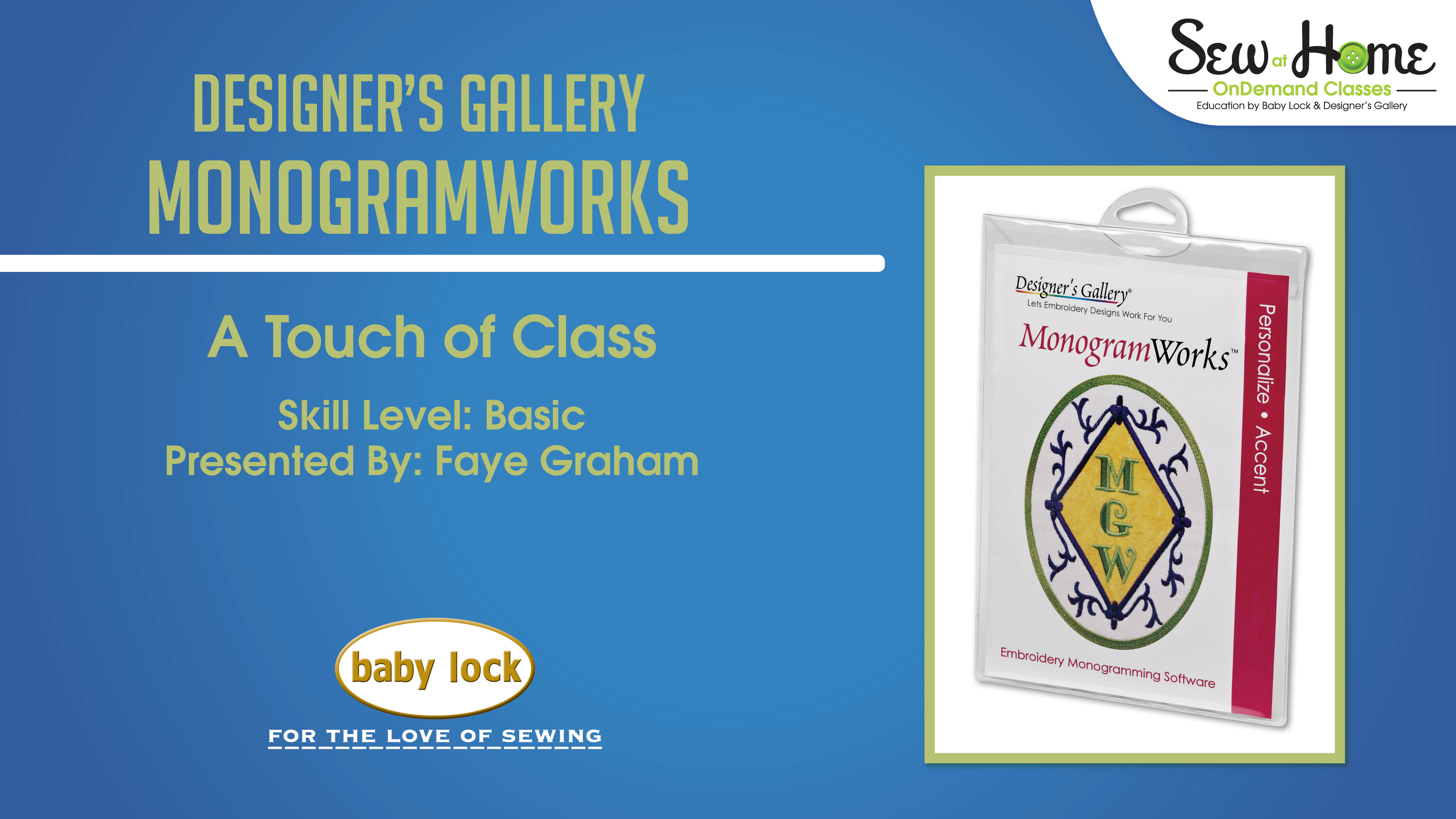 Monogram Works MonogramWorks - Touch of Class