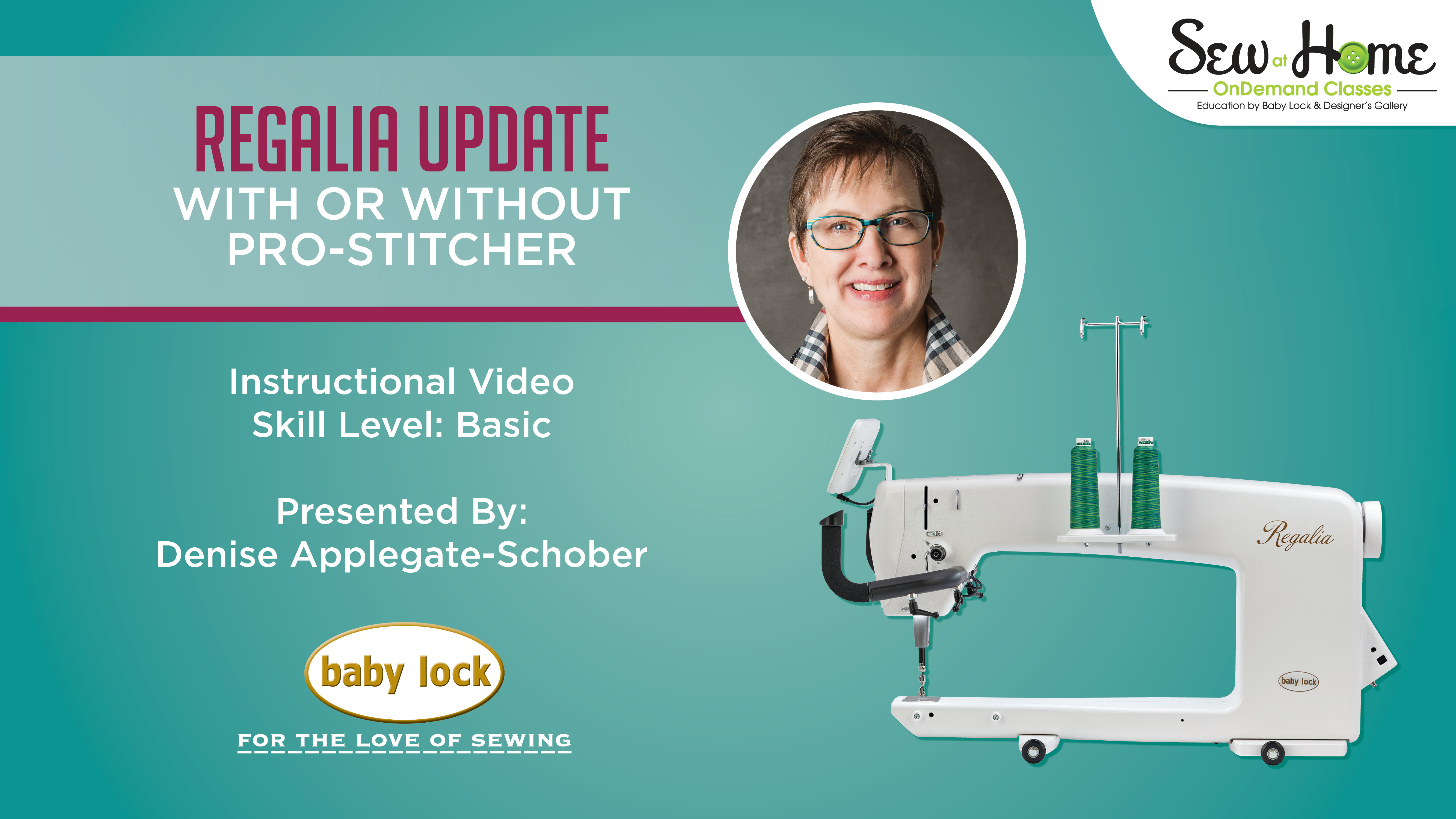 Regalia Update - With or Without Pro-Stitcher