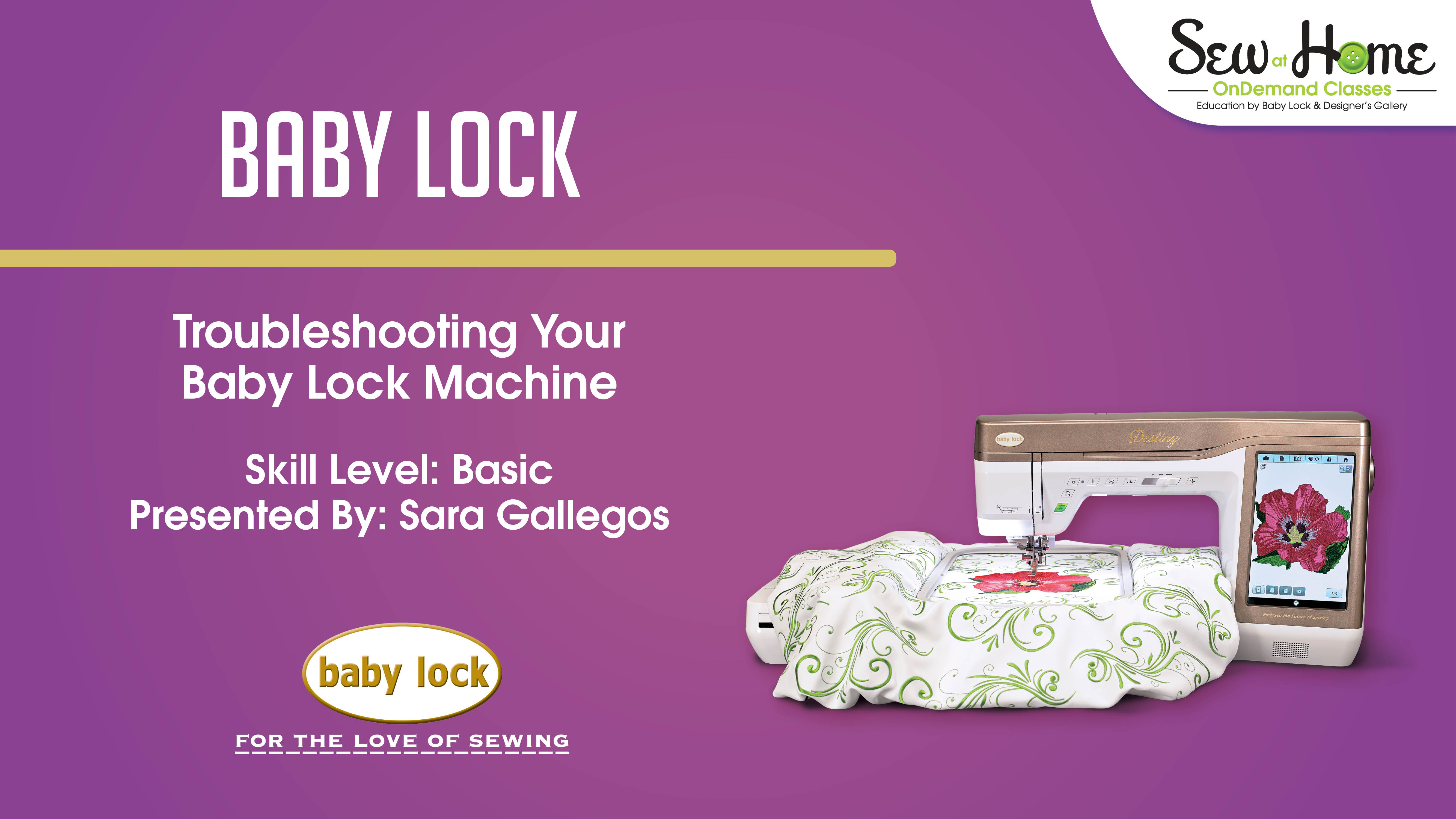 Baby Lock Troubleshooting Your Baby Lock Machine