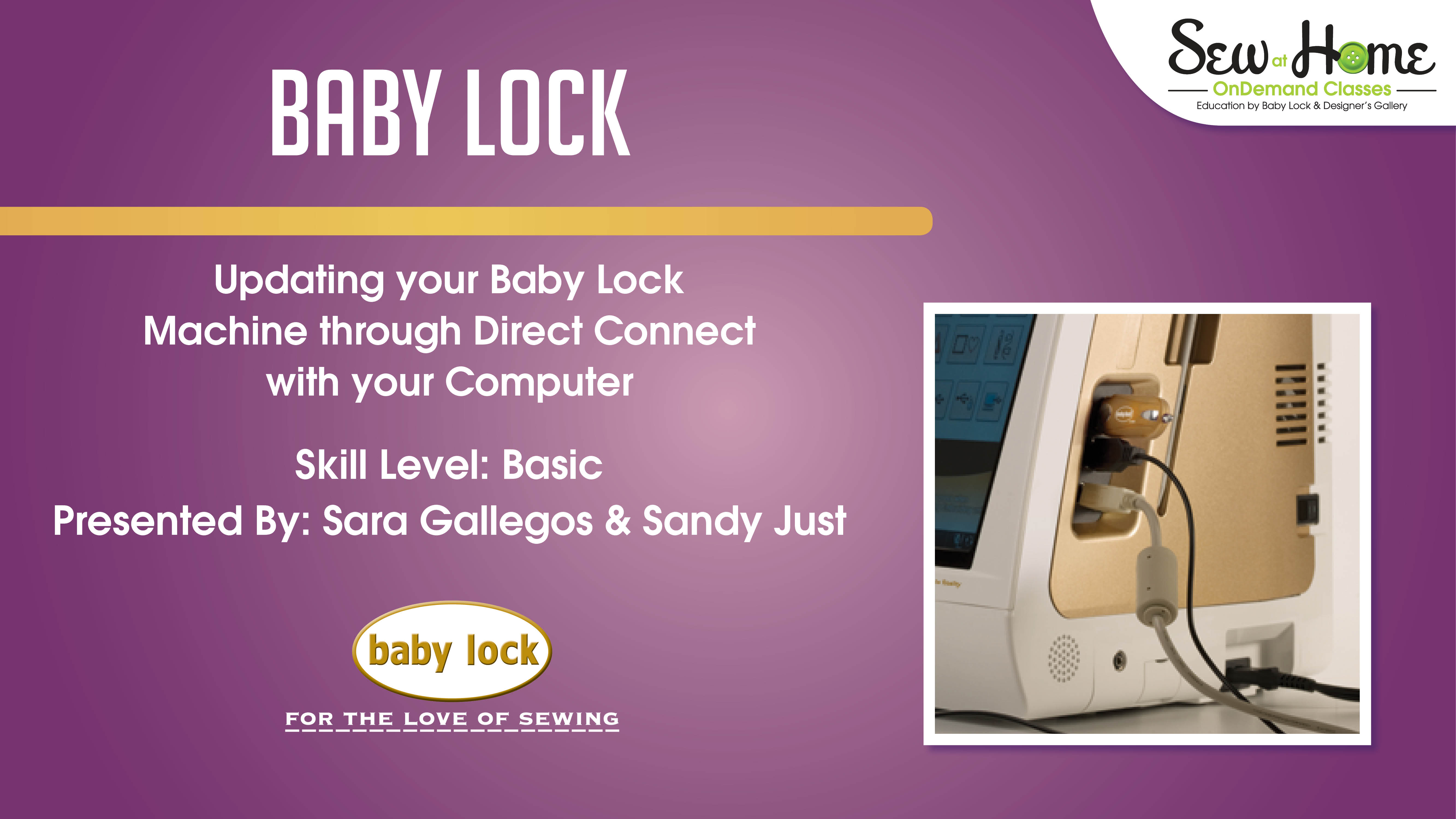 Baby Lock Updating your Baby Lock Machine