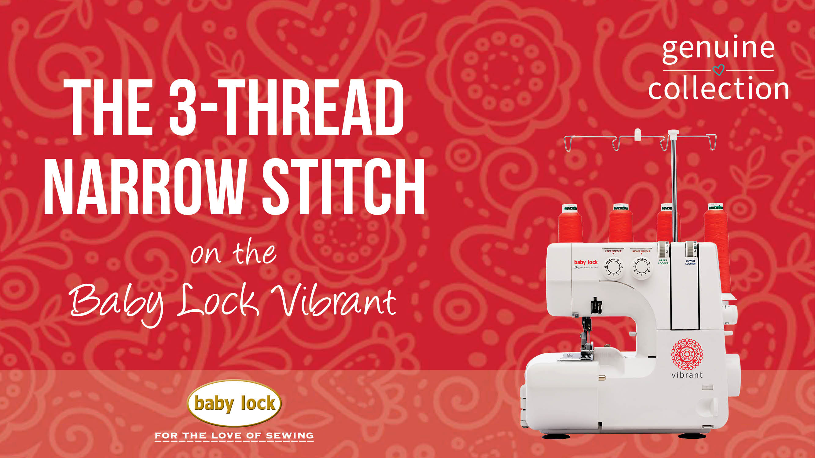 Vibrant - The 3-Thread Narrow Stitch 