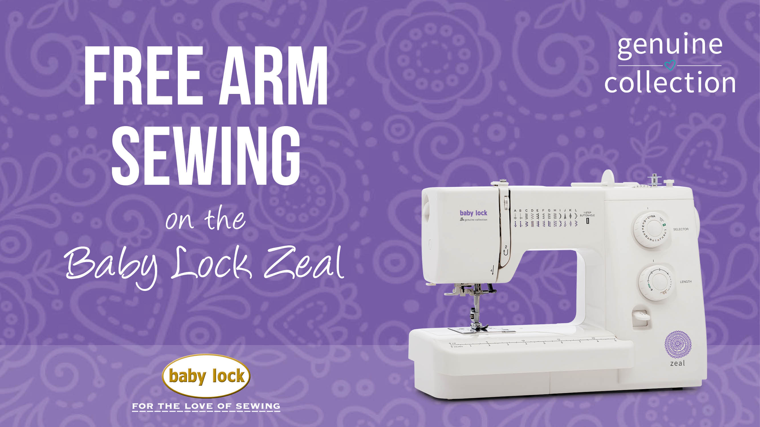 Baby Lock Zeal Free Arm Sewing