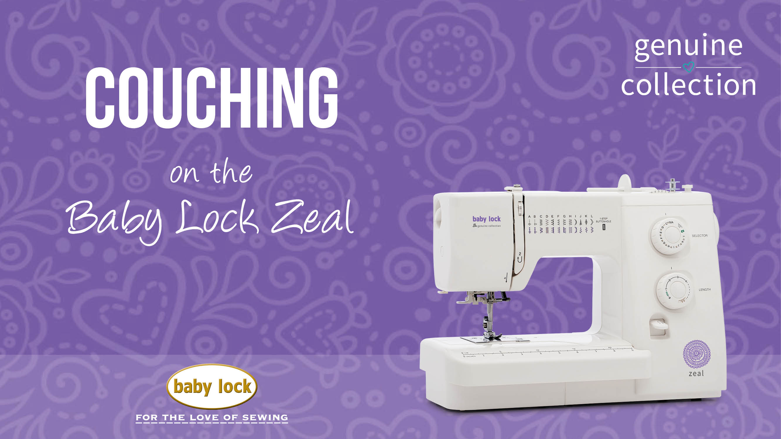 Baby Lock Zeal Couching