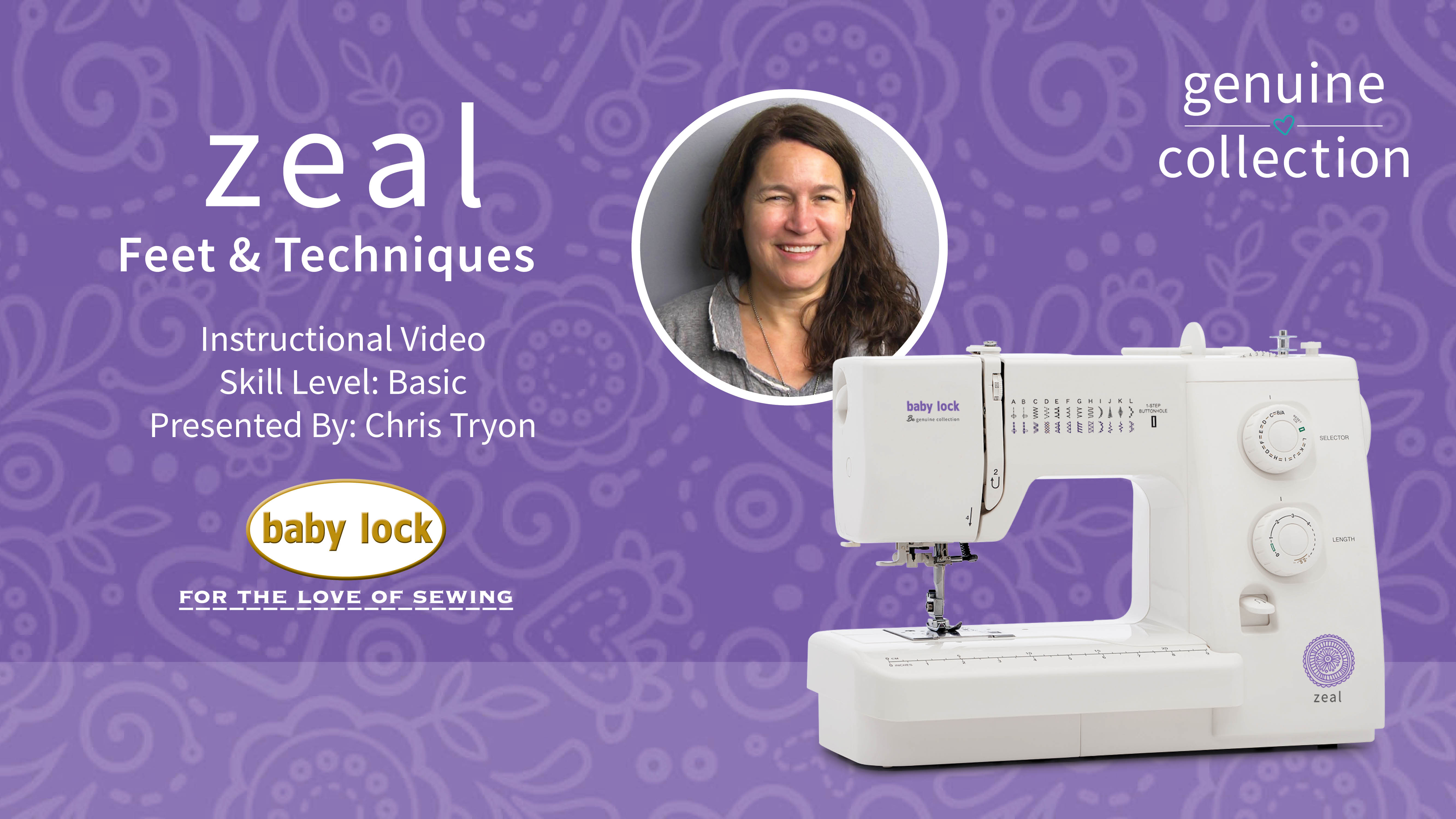 Baby Lock Zeal Feet & Techniques