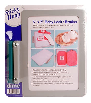 Sticky Hoop 5" x 7" with Sticky Stabilizer
