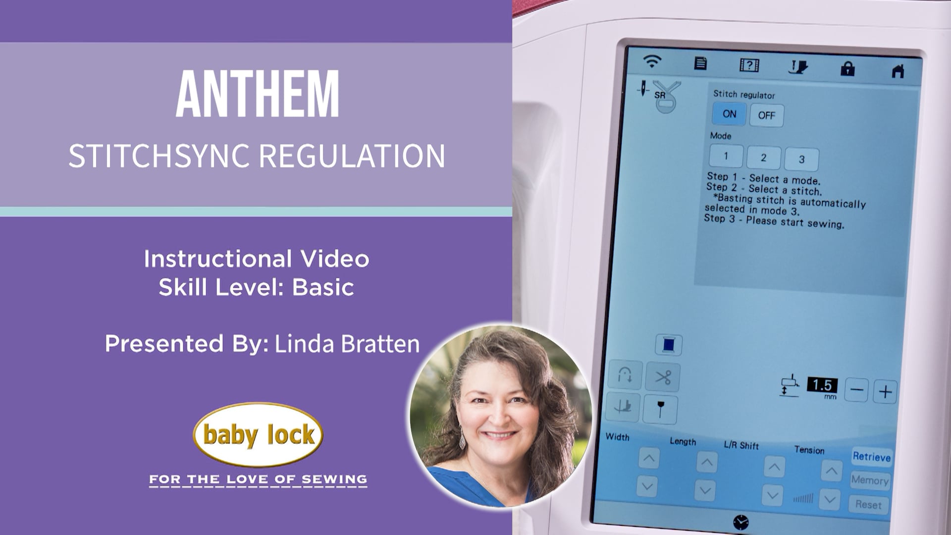 Getting to Know Your Anthem - Stitch Sync Stitch Regulation