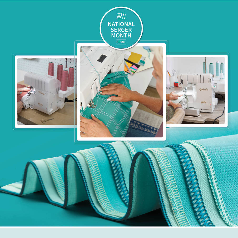 Save on a serger machine all month of April on Babylock.com