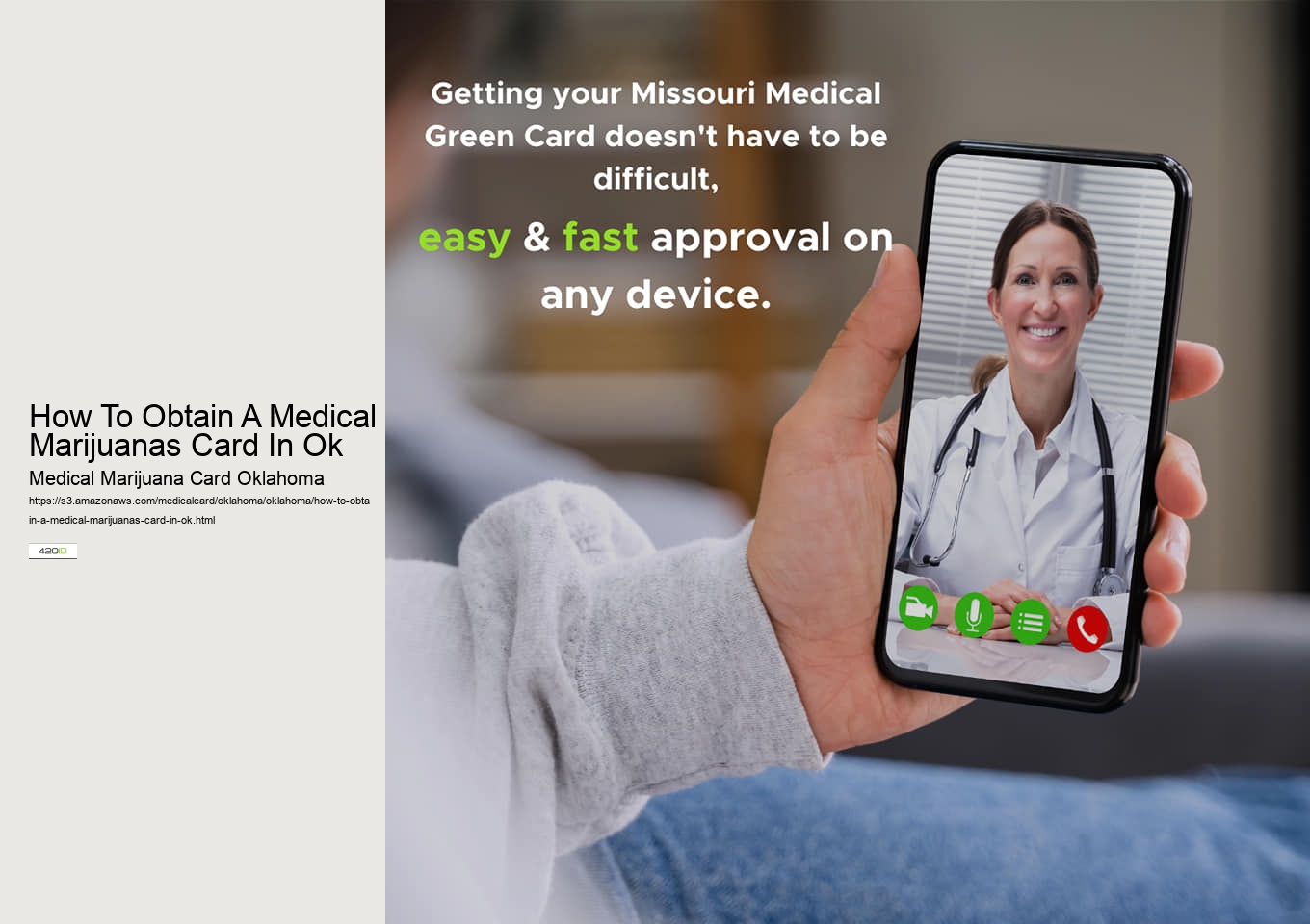 How To Obtain A Medical Marijuanas Card In Ok