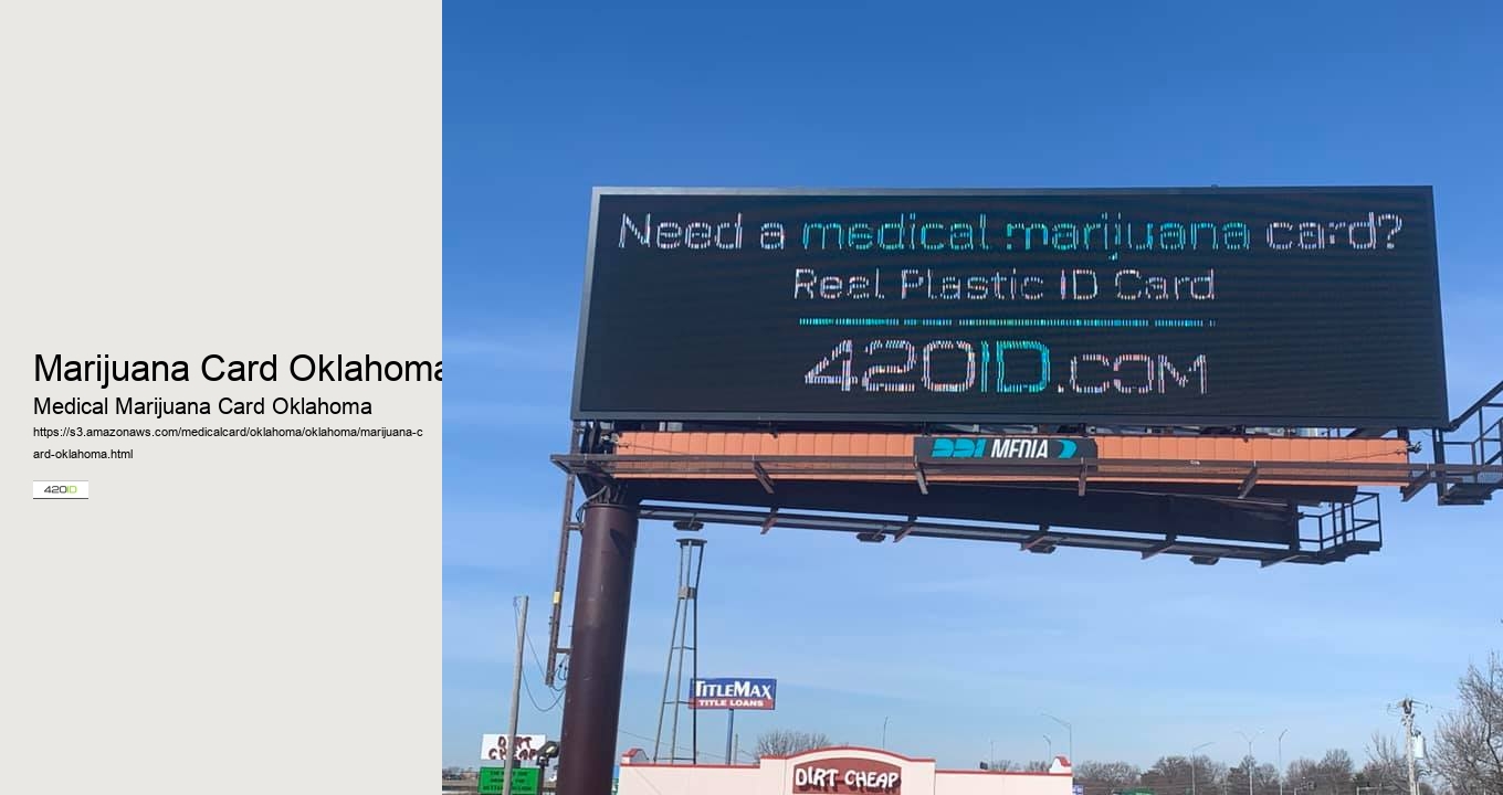 Marijuana Card Oklahoma