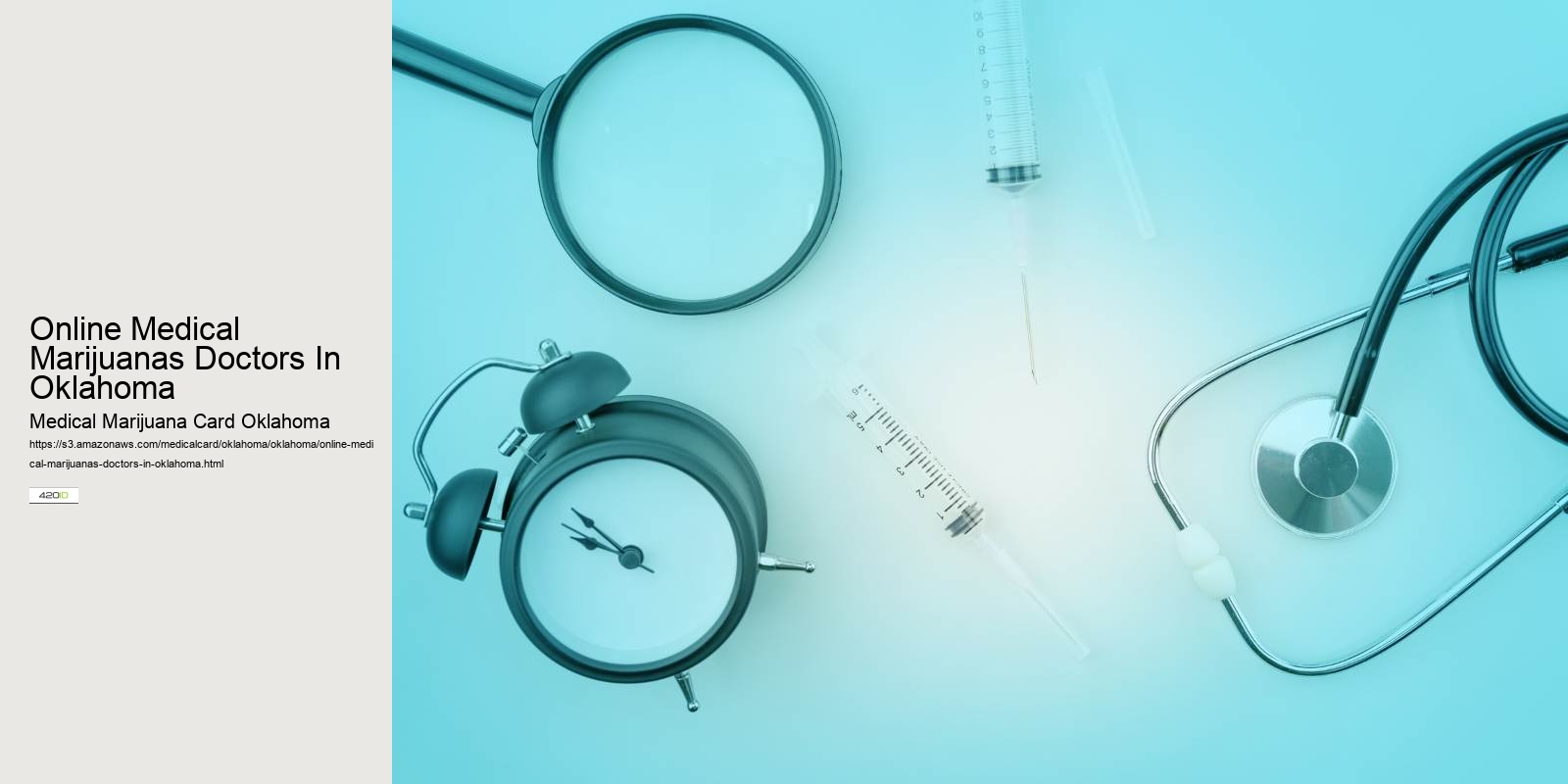 Online Medical Marijuanas Doctors In Oklahoma