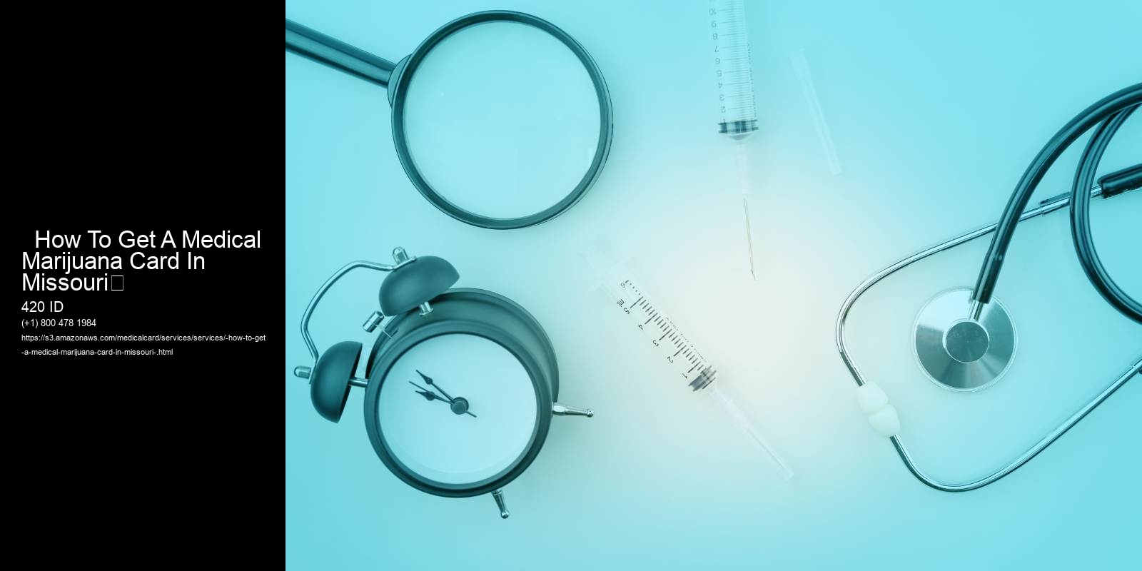   How To Get A Medical Marijuana Card In Missouri	 