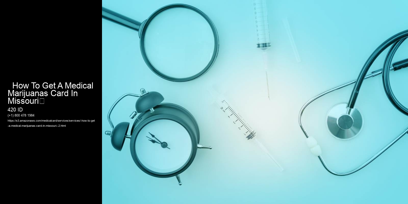   How To Get A Medical Marijuanas Card In Missouri	 