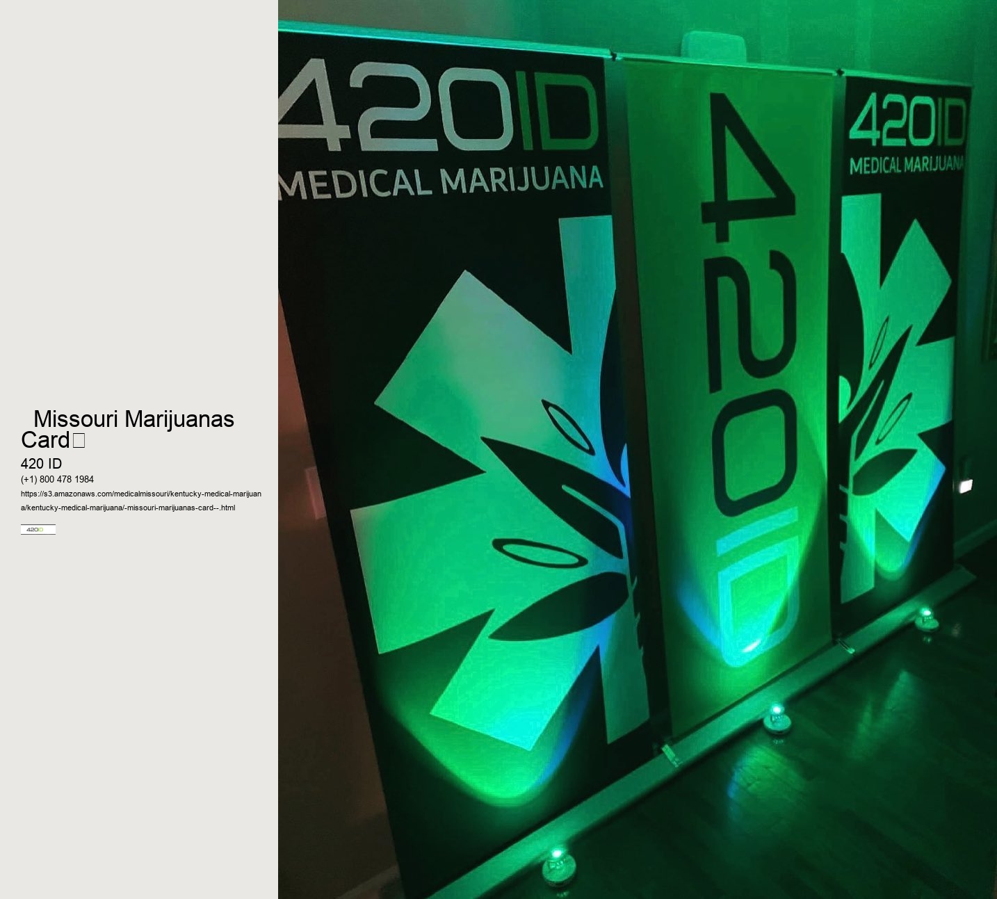   Missouri Marijuanas Card	 