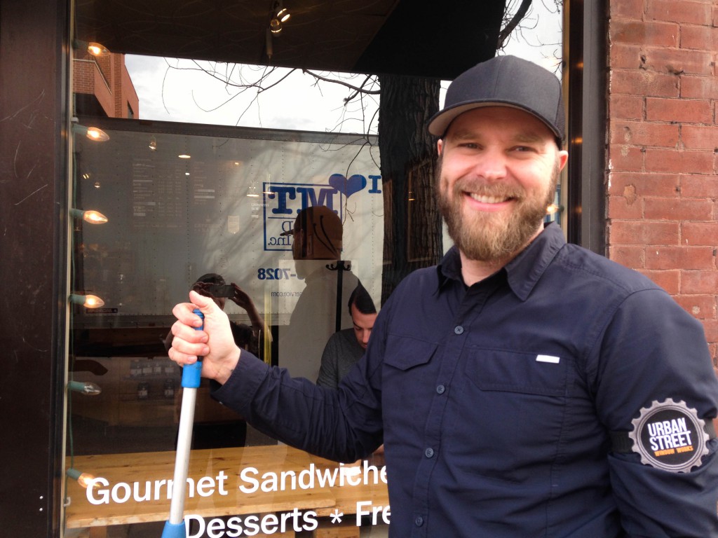 Patrick Ruff Window Washer Window washers on wheels do the dirty work - Medill Reports Chicago