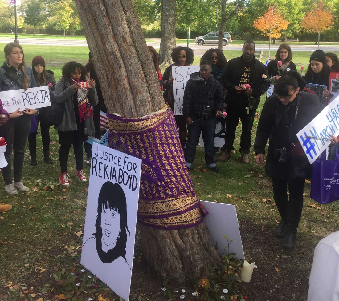 Protest in Douglas Park