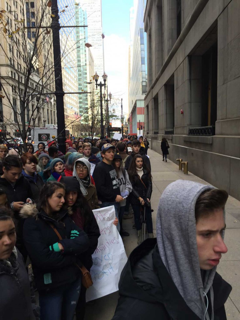 High school students band together to protest their own district ...