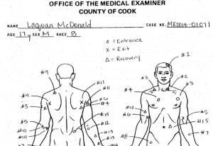 Wounds found on Laquan McDonald's body