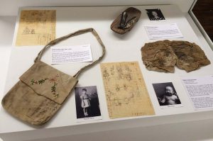 Items from the Hiroshima-Nagasaki Atomic Bomb Exhibition at Japanese Culture Center in Chicago