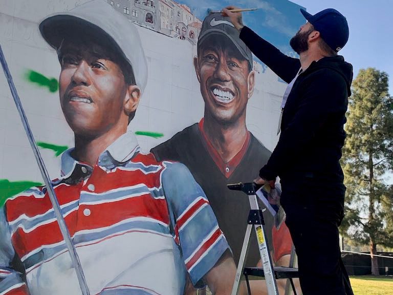 The Man Behind The Murals Jonas Never On Painting Sports Murals