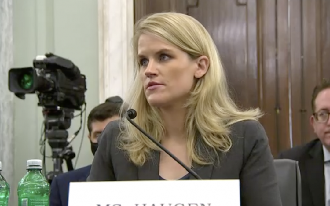 Facebook whistleblower calls for regulatory control of the online platform