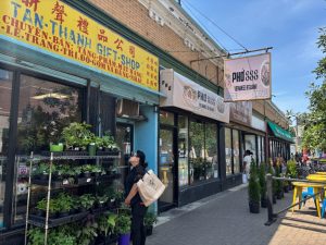 Vietnamese storefronts along Argyle street
