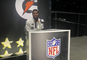 Devon Witherspoon at NFL press conference